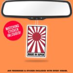 Japanese Style Rising Sun Car Freshener