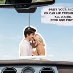 Custom Couple Photo Car Freshener