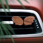 Walnut Angel Wings Car Freshener