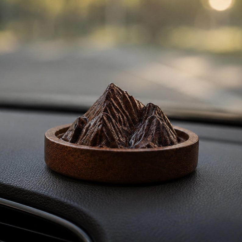 il_794xN.8250690397_p7wz.jpg Ebony Wood Mountain Car Diffuser - Image 1